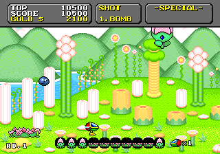 Super Fantasy Zone screenshot 4 for Sega Mega Drive